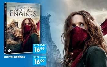 Aanbiedingen Mortal engines - Huismerk - Boekenvoordeel - Geldig van 12/04/2019 tot 20/04/2019 bij Boekenvoordeel