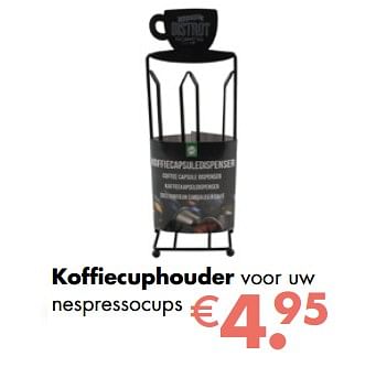 Aanbiedingen Koffiecuphouder voor uw nespressocups - Huismerk - Multi Bazar - Geldig van 21/04/2019 tot 12/05/2019 bij Multi Bazar