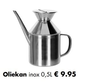 Aanbiedingen Oliekan inox - Huismerk - Multi Bazar - Geldig van 21/04/2019 tot 12/05/2019 bij Multi Bazar