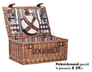 Aanbiedingen Picknickmand gevuld - Huismerk - Multi Bazar - Geldig van 21/04/2019 tot 12/05/2019 bij Multi Bazar