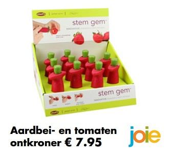 Aanbiedingen Aardbei- en tomaten ontkroner - Joie - Geldig van 21/04/2019 tot 12/05/2019 bij Multi Bazar