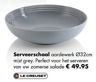 Aanbiedingen Serveerschaal - Le creuset - Geldig van 21/04/2019 tot 12/05/2019 bij Multi Bazar