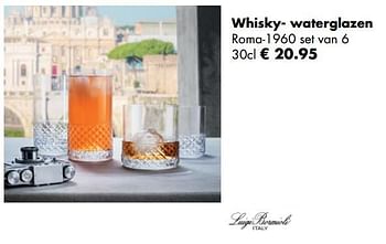 Aanbiedingen Whisky- waterglazen - Luigi Bormioli - Geldig van 21/04/2019 tot 12/05/2019 bij Multi Bazar