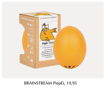 Aanbiedingen Brainstream piepei - Brainstream - Geldig van 12/04/2019 tot 30/04/2019 bij De Bijenkorf