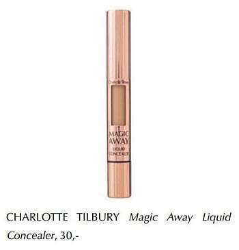 Aanbiedingen Magic away liquid concealer - Charlotte Tilbury  - Geldig van 13/03/2019 tot 30/06/2019 bij De Bijenkorf