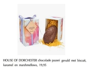 Aanbiedingen Chocolade paasei - House of Dorchester - Geldig van 13/03/2019 tot 30/06/2019 bij De Bijenkorf