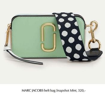 Aanbiedingen Belt bag snapshot mint - Marc Jacobs - Geldig van 13/03/2019 tot 30/06/2019 bij De Bijenkorf