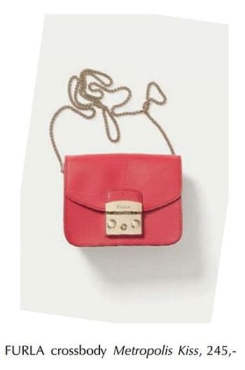 Aanbiedingen Crossbody metropolis kiss - Furla - Geldig van 13/03/2019 tot 30/06/2019 bij De Bijenkorf