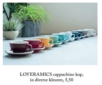 Aanbiedingen Cappuchino kop - Loveramics - Geldig van 26/02/2019 tot 01/07/2019 bij De Bijenkorf