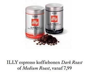 Aanbiedingen Espresso koffiebonen dark roast of medium roast - Illy - Geldig van 26/02/2019 tot 01/07/2019 bij De Bijenkorf