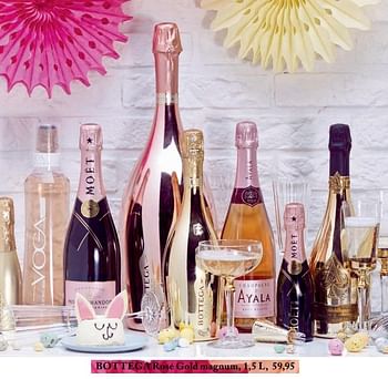 Aanbiedingen Bottega rosé gold magnum - Rosé wijnen - Geldig van 26/02/2019 tot 01/07/2019 bij De Bijenkorf