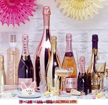 Aanbiedingen Voga italia sparkling rosé - Schuimwijnen - Geldig van 26/02/2019 tot 01/07/2019 bij De Bijenkorf