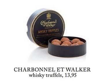 Aanbiedingen Whisky truffels - Charbonnel et Walker  - Geldig van 26/02/2019 tot 01/07/2019 bij De Bijenkorf