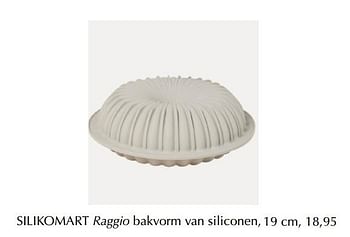 Aanbiedingen Raggio bakvorm van siliconen - Silikomart - Geldig van 12/04/2019 tot 30/04/2019 bij De Bijenkorf