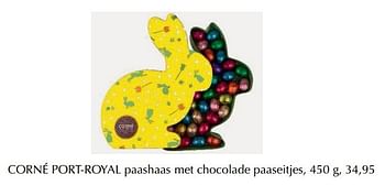 Aanbiedingen Paashaas met chocolade paaseitjes - CornÃ© - Geldig van 12/04/2019 tot 30/04/2019 bij De Bijenkorf
