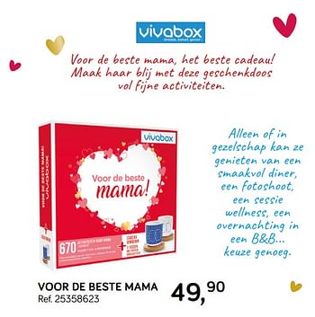 Aanbiedingen Voor de beste mama - Vivabox - Geldig van 30/04/2019 tot 28/05/2019 bij Supra Bazar