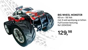 Aanbiedingen Big wheel monster - Huismerk - Supra Bazar - Geldig van 30/04/2019 tot 28/05/2019 bij Supra Bazar
