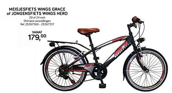Aanbiedingen Jongensfiets wings hero - Hero - Geldig van 30/04/2019 tot 28/05/2019 bij Supra Bazar