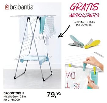 Aanbiedingen Droogtoren - Brabantia - Geldig van 30/04/2019 tot 28/05/2019 bij Supra Bazar
