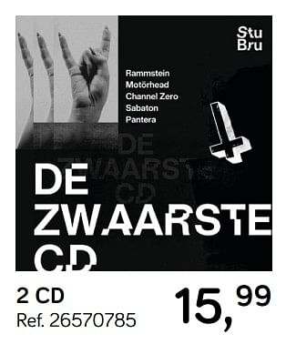 Aanbiedingen De zwaarste cd - Huismerk - Supra Bazar - Geldig van 30/04/2019 tot 28/05/2019 bij Supra Bazar