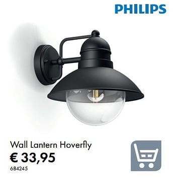 Aanbiedingen Wall lantern hoverfly - Philips - Geldig van 09/05/2019 tot 31/08/2019 bij Multi Bazar