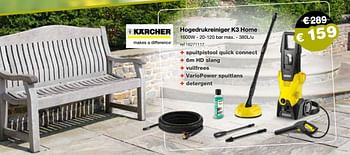 Aanbiedingen Kärcher hogedrukreiniger k3 home - Kärcher - Geldig van 13/05/2019 tot 26/05/2019 bij Europoint