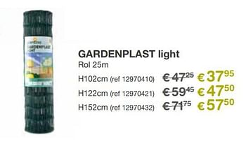 Aanbiedingen Gardenplast light - Giardino - Geldig van 13/05/2019 tot 26/05/2019 bij Europoint