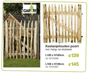 Aanbiedingen Kastanjehouten poort - Cartri - Geldig van 13/05/2019 tot 26/05/2019 bij Europoint