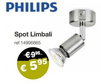 Aanbiedingen Spot limbali - Philips - Geldig van 13/05/2019 tot 26/05/2019 bij Europoint
