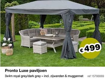 Aanbiedingen Pronto luxe paviljoen - Huismerk - Europoint - Geldig van 13/05/2019 tot 26/05/2019 bij Europoint
