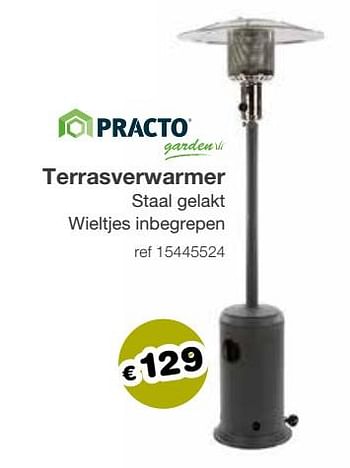 Aanbiedingen Terrasverwarmer - Practo - Geldig van 13/05/2019 tot 26/05/2019 bij Europoint