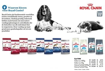 Aanbiedingen Cat fhn - Royal Canin - Geldig van 09/05/2019 tot 31/08/2019 bij Multi Bazar