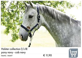 Aanbiedingen Halster collection f-s18 pony navy - cob navy - Huismerk - Multi Bazar - Geldig van 09/05/2019 tot 31/08/2019 bij Multi Bazar