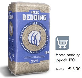 Aanbiedingen Horse bedding - Jopack - Geldig van 09/05/2019 tot 31/08/2019 bij Multi Bazar