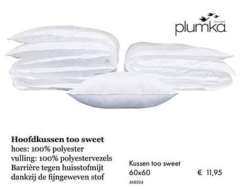 Aanbiedingen Kussen too sweet - Plumka - Geldig van 09/05/2019 tot 31/08/2019 bij Multi Bazar