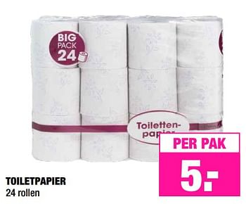 Aanbiedingen Toiletpapier - Huismerk - Big Bazar - Geldig van 20/05/2019 tot 02/06/2019 bij Big Bazar
