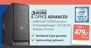 Aanbiedingen Home + office advanced - Huismerk - Paradigit - Geldig van 20/05/2019 tot 09/06/2019 bij Paradigit