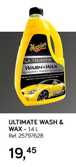 Aanbiedingen Ultimate wash + wax - meguiar's - Geldig van 28/05/2019 tot 25/06/2019 bij Supra Bazar