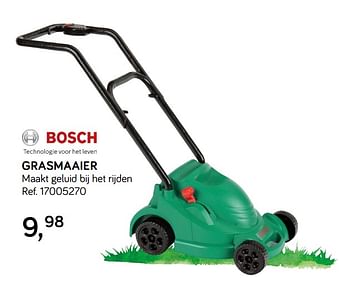 Aanbiedingen Bosch grasmaaier - Theo Klein - Geldig van 28/05/2019 tot 25/06/2019 bij Supra Bazar