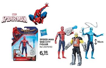 Aanbiedingen Spider-man web city figuur - Hasbro - Geldig van 28/05/2019 tot 25/06/2019 bij Supra Bazar