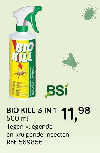 Aanbiedingen Bio kill 3 in 1 - Bio Kill - Geldig van 28/05/2019 tot 25/06/2019 bij Supra Bazar