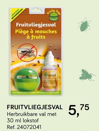 Aanbiedingen Fruitvliegjesval - Huismerk - Supra Bazar - Geldig van 28/05/2019 tot 25/06/2019 bij Supra Bazar