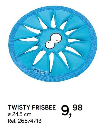 Aanbiedingen Twisty frisbee - Huismerk - Supra Bazar - Geldig van 28/05/2019 tot 25/06/2019 bij Supra Bazar