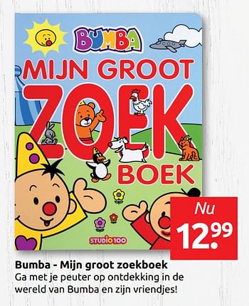 Aanbiedingen Bumba - mijn groot zoekboek - Bumba - Geldig van 24/05/2019 tot 01/06/2019 bij Boekenvoordeel