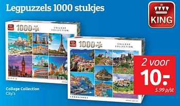 Aanbiedingen Collage collection city`s - King - Geldig van 31/05/2019 tot 08/06/2019 bij Boekenvoordeel