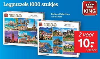 Aanbiedingen Collage collection landscapes - King - Geldig van 31/05/2019 tot 08/06/2019 bij Boekenvoordeel