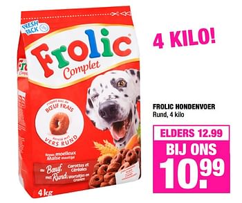 Aanbiedingen Frolic hondenvoer - Frolic - Geldig van 03/06/2019 tot 16/06/2019 bij Big Bazar