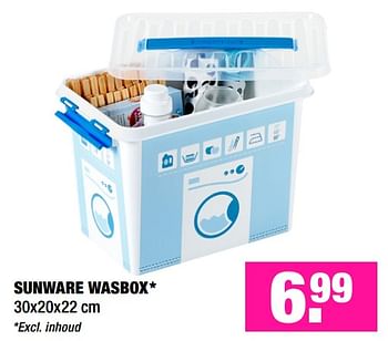 Aanbiedingen Sunware wasbox - Sunware - Geldig van 03/06/2019 tot 16/06/2019 bij Big Bazar