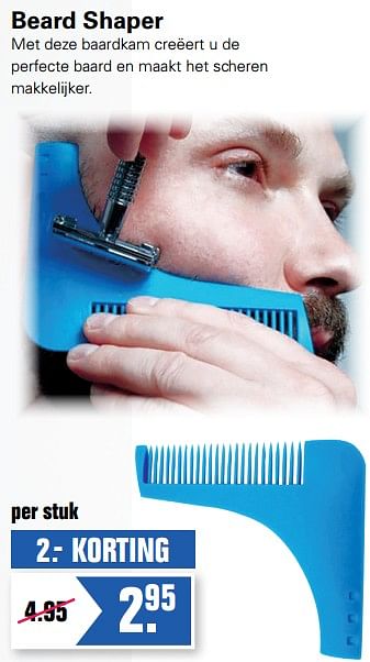 Aanbiedingen Beard shaper - Huismerk - De Online Drogist - Geldig van 02/06/2019 tot 15/06/2019 bij De Online Drogist