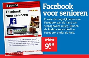 Aanbiedingen Facebook voor senioren - Huismerk - Boekenvoordeel - Geldig van 07/06/2019 tot 15/06/2019 bij Boekenvoordeel